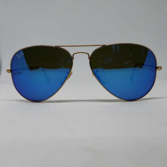 Ray Ban Sunglasses AVIATOR FLASH LENSES Unisex - Picture 4 of 8